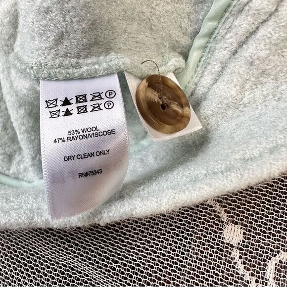 Joie Wool Blend Cropped Shacket Sz Large - Picture 9 of 13